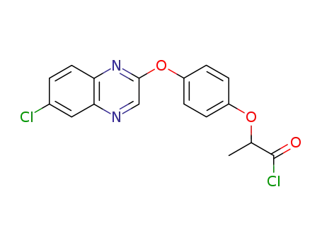 D-2-[p-[(6-chloro-2-quinoxalinyl)oxy]phenoxy]propionic acid chloride
