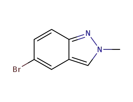 Molecular Structure of 465529-56-0 (5-BROMO-2-METHYL-2H-INDAZOLE)