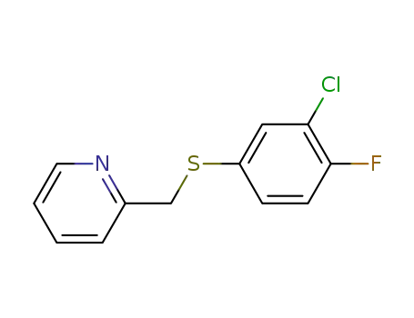 2-{[(3-chloro-4-fluorophenyl)thio]methyl}pyridine