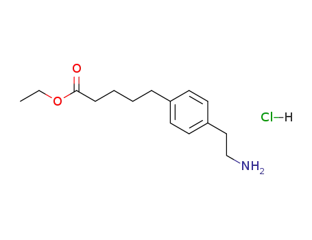 Benzenepentanoic acid, 4-(2-aminoethyl)-, ethyl ester, hydrochloride