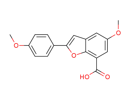5-Methoxy-2-(4-methoxy-phenyl)-benzofuran-7-carboxylic acid
