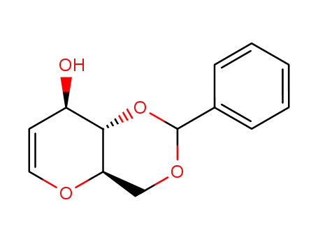 Molecular Structure of 14125-70-3 (4,6-O-BENZYLIDENE-D-GLUCAL)