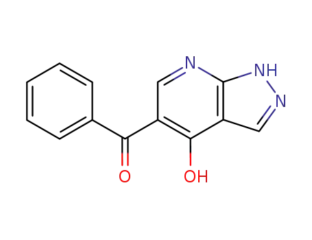Methanone, (4-hydroxy-1H-pyrazolo[3,4-b]pyridin-5-yl)phenyl-