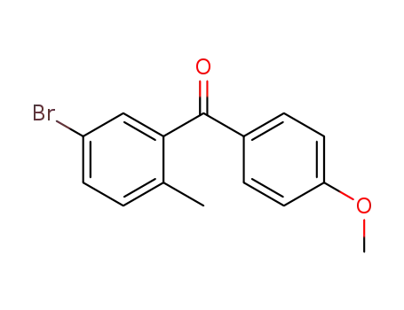 Molecular Structure of 333361-13-0 (Methanone, (5-bromo-2-methylphenyl)(4-methoxyphenyl)-)