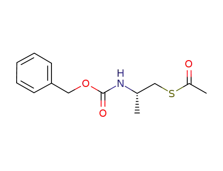 (S)-2-benzyloxycarbonylaminopropyl thiolacetate