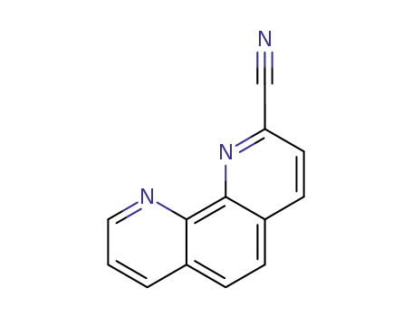 Molecular Structure of 1082-19-5 (2-cyano-1,10-phenanthroline)
