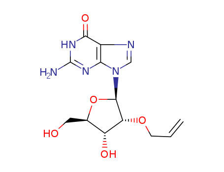 Molecular Structure of 133766-28-6 (Guanosine, 2'-O-2-propenyl-)
