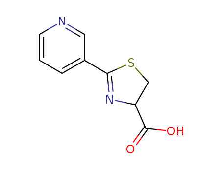 4-Thiazolecarboxylicacid, 4,5-dihydro-2-(3-pyridinyl)-