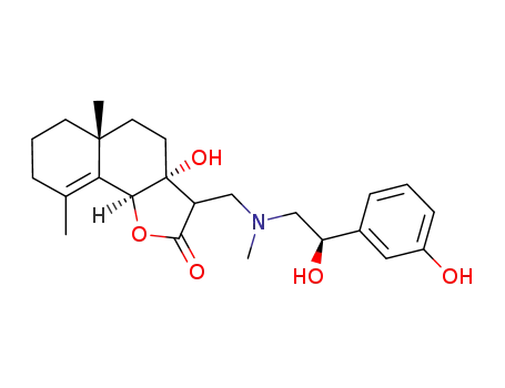 (3aR,5aR,9bS)-3a-hydroxy-3-((((2R)-2-hydroxy-2-(3-hydroxyphenyl)ethyl)(methyl)amino)methyl)-5a,9-dimethyl-3,3a,4,5,5a,6,7,8-octahydronaphtho[1,2-b]furan-2(9bH)-one