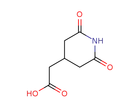 Molecular Structure of 6258-28-2 ((2,6-DIOXO-PIPERIDIN-4-YL)-ACETIC ACID)