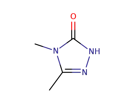Molecular Structure of 54770-19-3 (4,5-dimethyl-2,4-dihydro-3H-1,2,4-triazol-3-one)