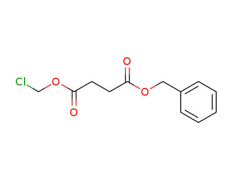 Molecular Structure of 143869-67-4 (Butanedioic acid, chloromethyl phenylmethyl ester)