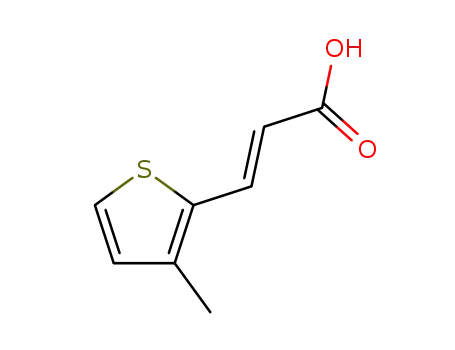 Molecular Structure of 77741-66-3 (3-(3-METHYL-2-THIENYL)ACRYLIC ACID)