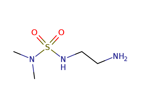 Molecular Structure of 107674-92-0 (Sulfamide, N'-(2-aminoethyl)-N,N-dimethyl-)