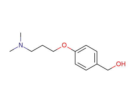 Molecular Structure of 426831-08-5 ({4-[3-(Dimethylamino)propoxy]phenyl}methanol)
