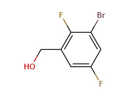 Molecular Structure of 1159186-56-7 ((3-bromo-2,5-difluorophenyl)methanol)