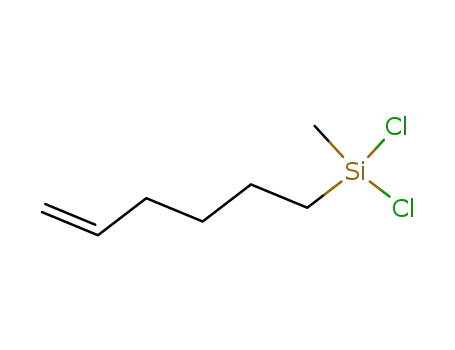 Molecular Structure of 90054-19-6 (5-Hexenylmethyl dichlorosilane)