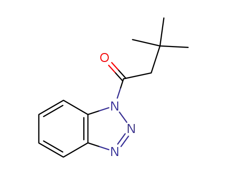 Molecular Structure of 55889-34-4 (1-(1H-1,2,3-benzotriazol-1-yl)-3,3-dimethyl-1-butanone)