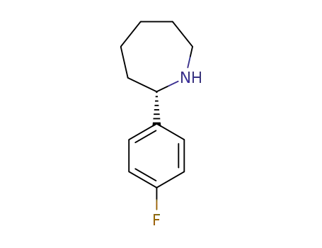 Molecular Structure of 168890-44-6 (2-(4-FLUORO-PHENYL)-AZEPANE)