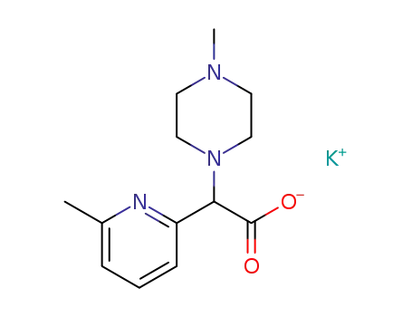 Molecular Structure of 1092478-00-6 ((+/-)-potassium (4-methyl-1-piperazinyl)(6-methyl-2-pyridinyl)acetate)