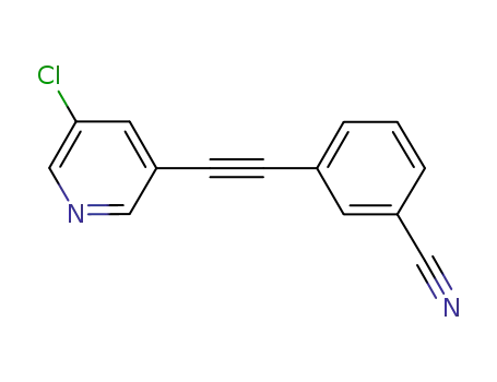 3-(5-chloropyridin-3-ylethynyl)-benzonitrile