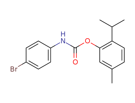 6269-49-4,5-methyl-2-(propan-2-yl)phenyl (4-bromophenyl)carbamate,