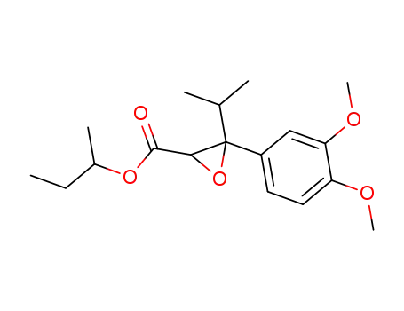 3-(3,4-Dimethoxyphenyl)-3-(1-methylethyl)-oxiranecarboxylic acid, 2-butyl ester