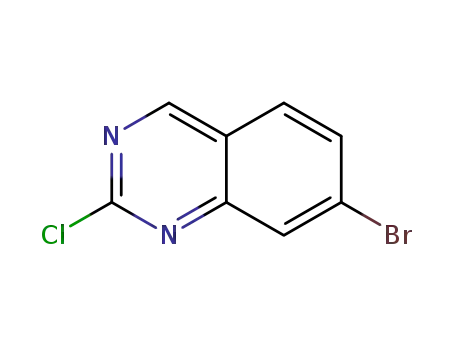 Molecular Structure of 953039-66-2 (7-Bromo-2-chloroquinazoline)