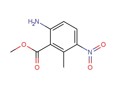 Benzoic acid, 6-amino-2-methyl-3-nitro-, methyl ester (9CI)(132734-42-0)