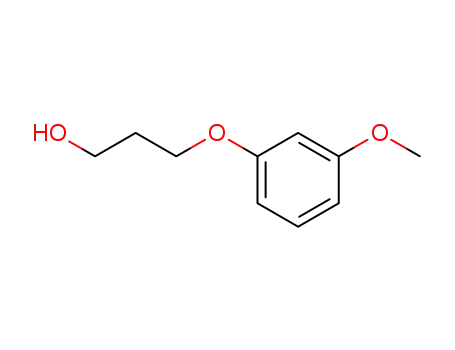 Molecular Structure of 136167-42-5 (1-Propanol, 3-(3-methoxyphenoxy)-)
