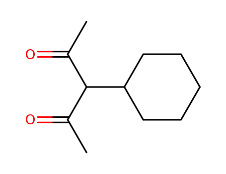 Molecular Structure of 136933-87-4 (2,4-Pentanedione, 3-cyclohexyl-)