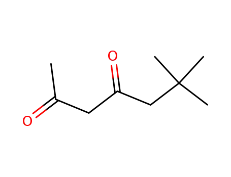 Molecular Structure of 7307-05-3 (2,4-Heptanedione, 6,6-dimethyl-)