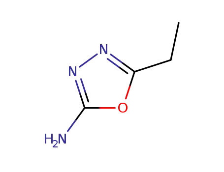 Molecular Structure of 3775-61-9 (5-ETHYL-1,3,4-OXADIAZOL-2-YLAMINE)
