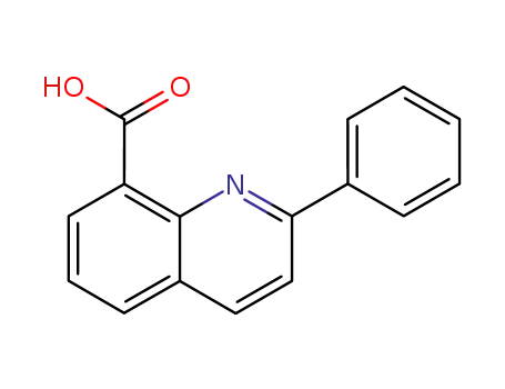 Molecular Structure of 5093-81-2 (8-Quinolinecarboxylic acid, 2-phenyl-)