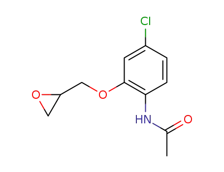 N-[4-chloro-2-(oxiran-2-ylmethoxy)phenyl]acetamide
