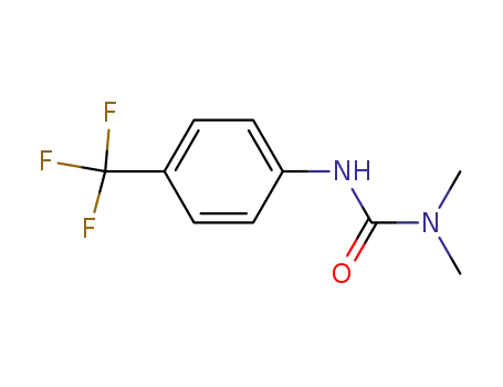 Molecular Structure of 7159-99-1 (1,1-dimethyl-3-[4-(trifluoromethyl)phenyl]urea)