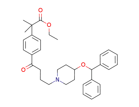 4-[4-[4-(Hydroxydiphenylmethyl-)-1-piperidinyl]-1-oxobutyl]-α,α-dimethylbenzeneacetic acid ethyl ester