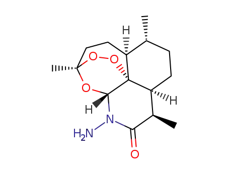 Molecular Structure of 1086409-78-0 (N-Amino-11-azaartemisinin)