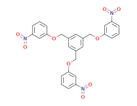 Molecular Structure of 1095314-52-5 (1,3,5-tris(3-nitrophenoxymethyl)benzene)