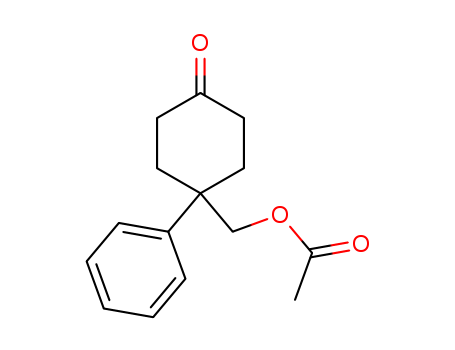 Cyclohexanone, 4-[(acetyloxy)methyl]-4-phenyl-