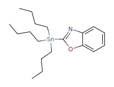 Molecular Structure of 105494-68-6 (2-(TRIBUTYLSTANNYL)BENZOXAZOLE)