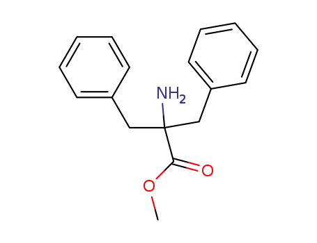 Molecular Structure of 137582-40-2 (Methyl 2-amino-2-benzyl-3-phenylpropanoate)