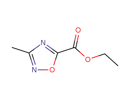 Molecular Structure of 40019-21-4 (ETHYL 3-METHYL-1,2,4-OXADIAZOLE-5-CARBOXYLATE)