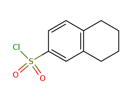 Molecular Structure of 61551-49-3 (5,6,7,8-Tetrahydro-2-naphthalenesulfonyl chloride)