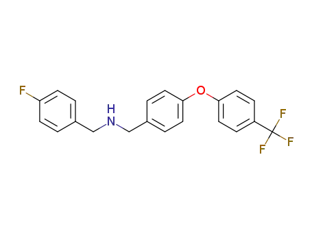 N-(4-fluorobenzyl)-1-(4-(4-(trifluoromethyl)phenoxy)phenyl)methanamine