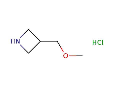 Molecular Structure of 942308-06-7 (3-(Methoxymethyl)azetidine hydrochloride)