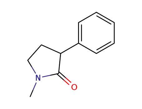 Molecular Structure of 54520-82-0 (1-methyl-3-phenylpyrrolidin-2-one)