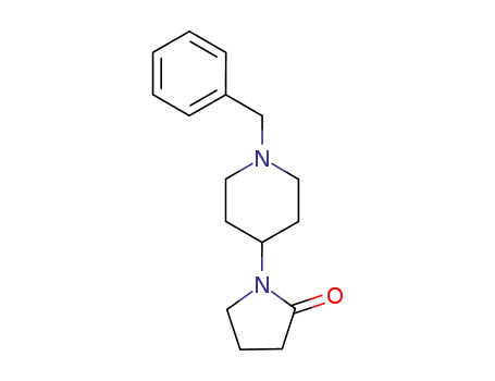 Molecular Structure of 340962-88-1 (1-(1-Benzylpiperidin-4-yl)pyrrolidin-2-one)