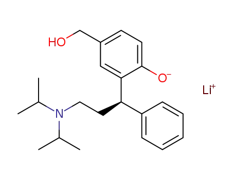 lithium (R)-(+)-2-(3-diisopropylamino-1-phenylpropyl)-4-hydroxymethylphenol