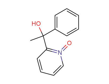 Molecular Structure of 100393-43-9 (α-phenyl-α-(2-pyridyl-N-oxide)ethanol)